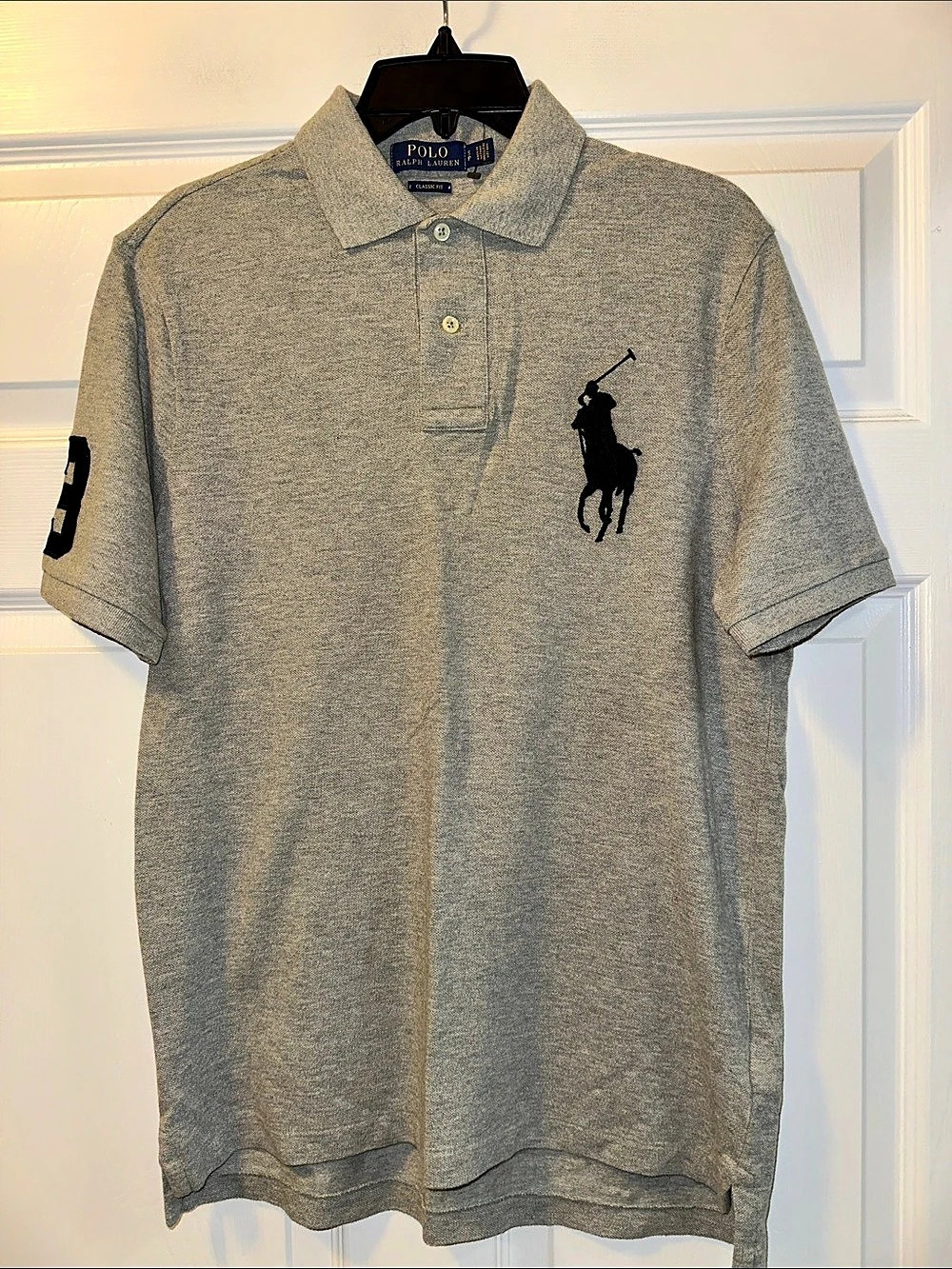 NWOT Polo Ralph Lauren Big Pony Gray Short Sleeve Polo Shirt - Size S